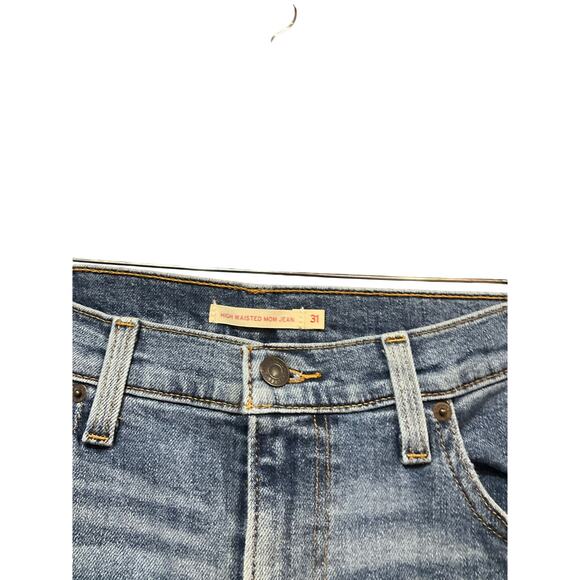 Levi’s Jeans Women 31 Blue High Waisted Mom - Picture 3 of 3
